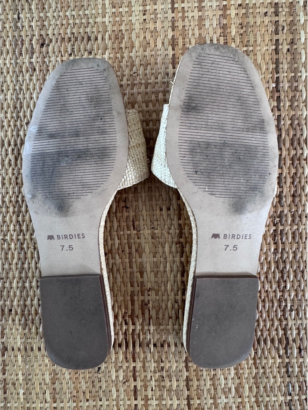Birdies Raffia Slides - Picture 2 of 2